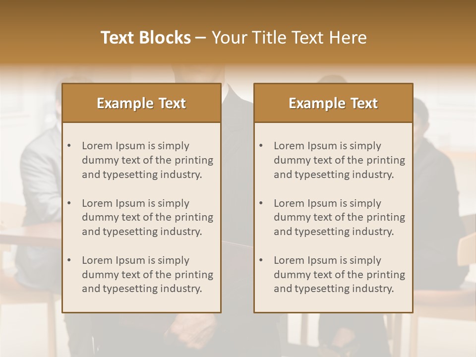 Executive Man Selfassured PowerPoint Template