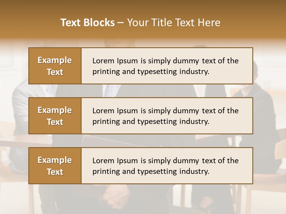 Executive Man Selfassured PowerPoint Template