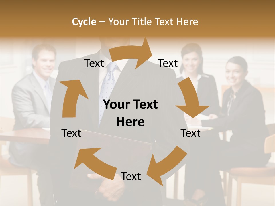Executive Man Selfassured PowerPoint Template