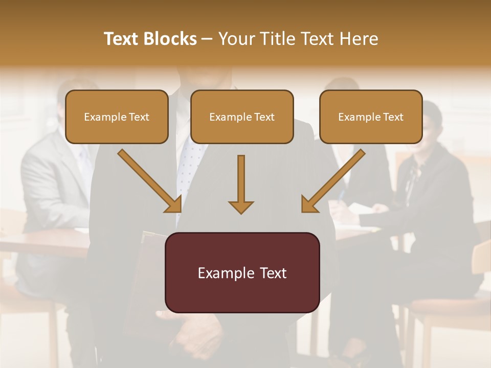 Executive Man Selfassured PowerPoint Template