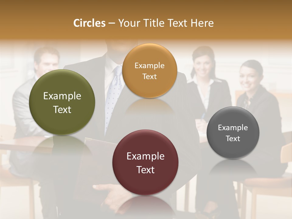 Executive Man Selfassured PowerPoint Template