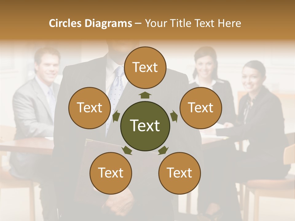 Executive Man Selfassured PowerPoint Template