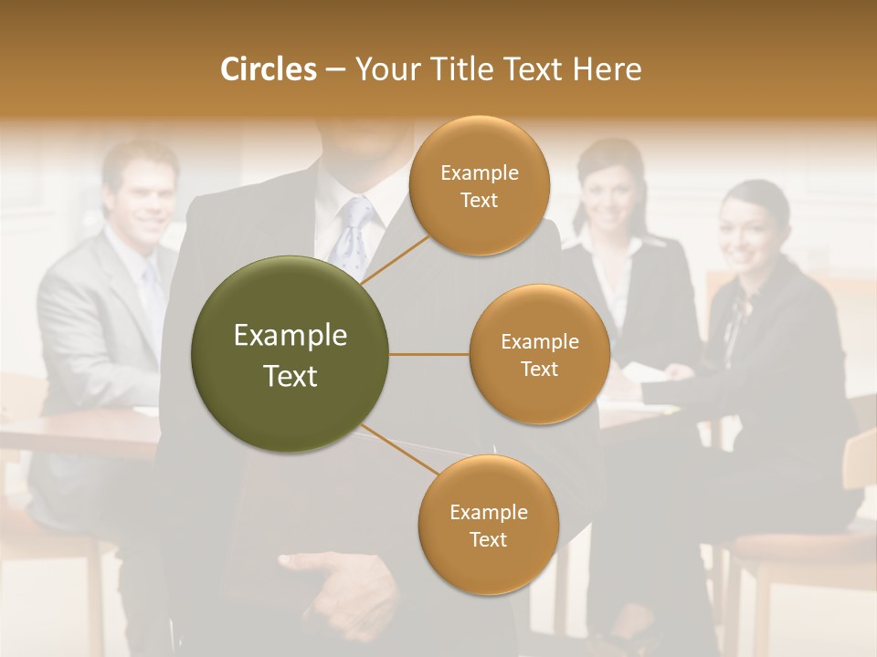 Executive Man Selfassured PowerPoint Template