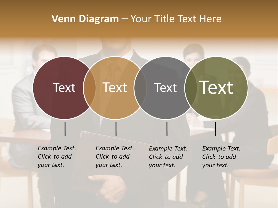 Executive Man Selfassured PowerPoint Template