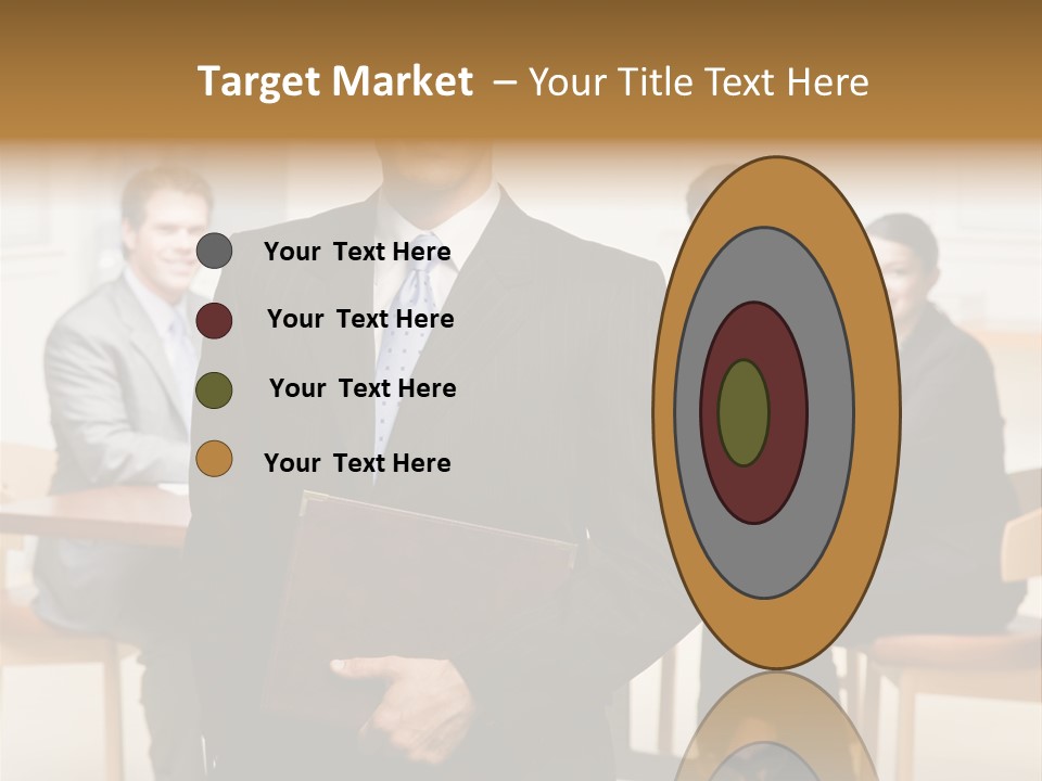 Executive Man Selfassured PowerPoint Template