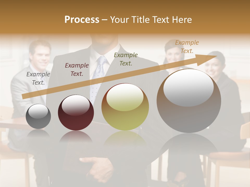 Executive Man Selfassured PowerPoint Template