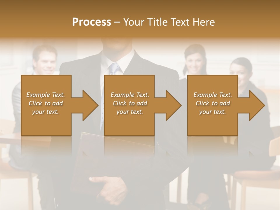 Executive Man Selfassured PowerPoint Template
