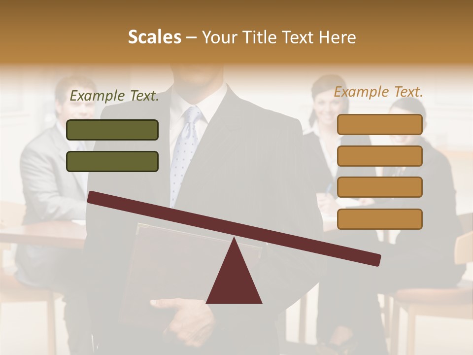 Executive Man Selfassured PowerPoint Template