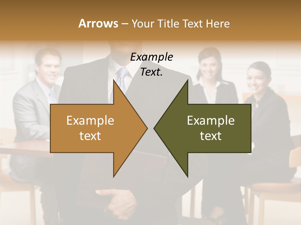 Executive Man Selfassured PowerPoint Template