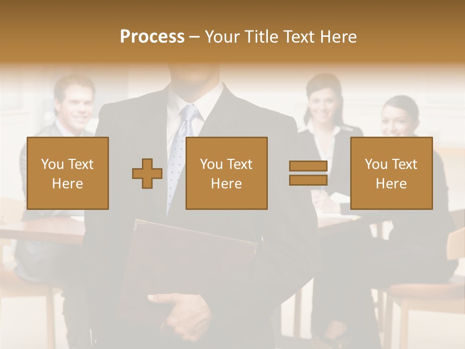 Executive Man Selfassured PowerPoint Template