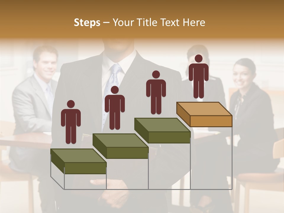 Executive Man Selfassured PowerPoint Template