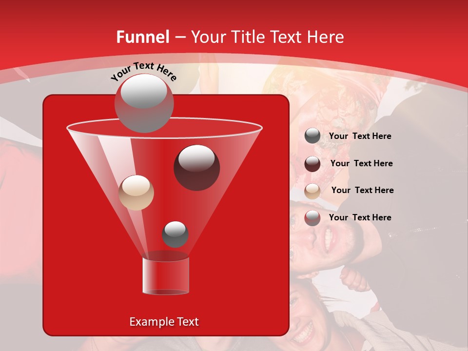 Female Street Dark PowerPoint Template