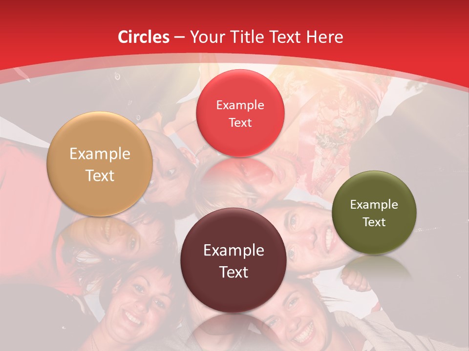 Female Street Dark PowerPoint Template