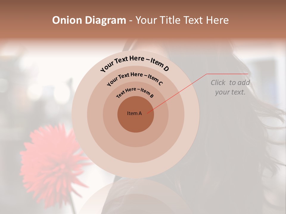 Female Street Dark PowerPoint Template