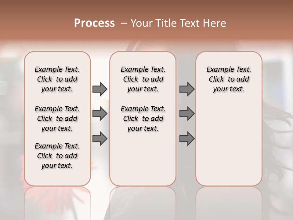 Female Street Dark PowerPoint Template