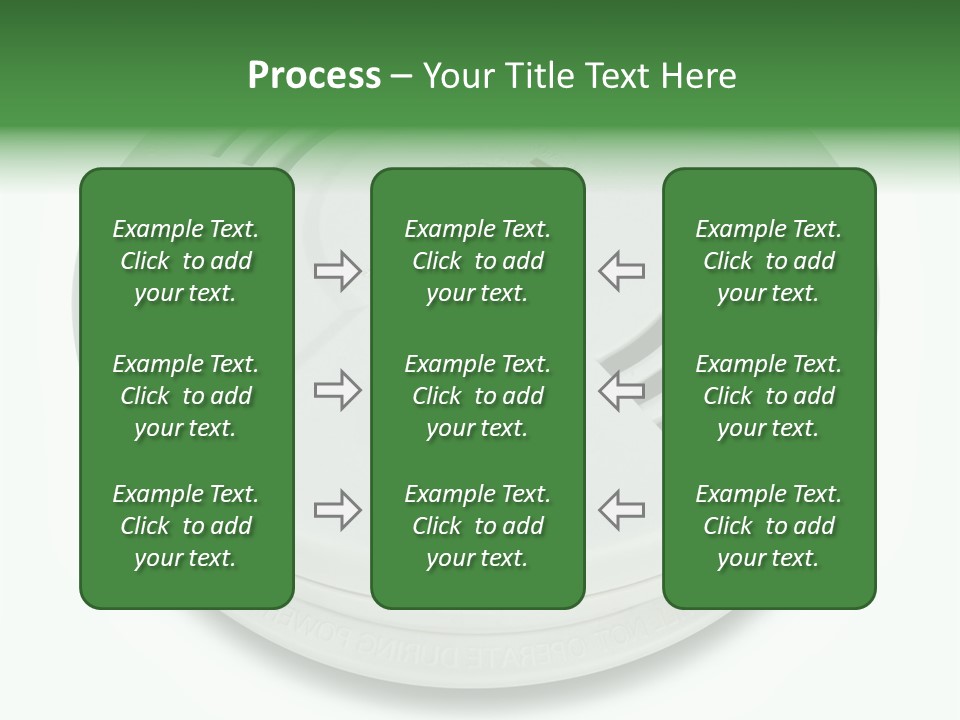 A White Smoke Detector On A White Background PowerPoint Template