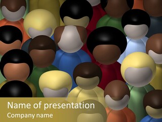 Brunette Multiethnic Culture PowerPoint Template