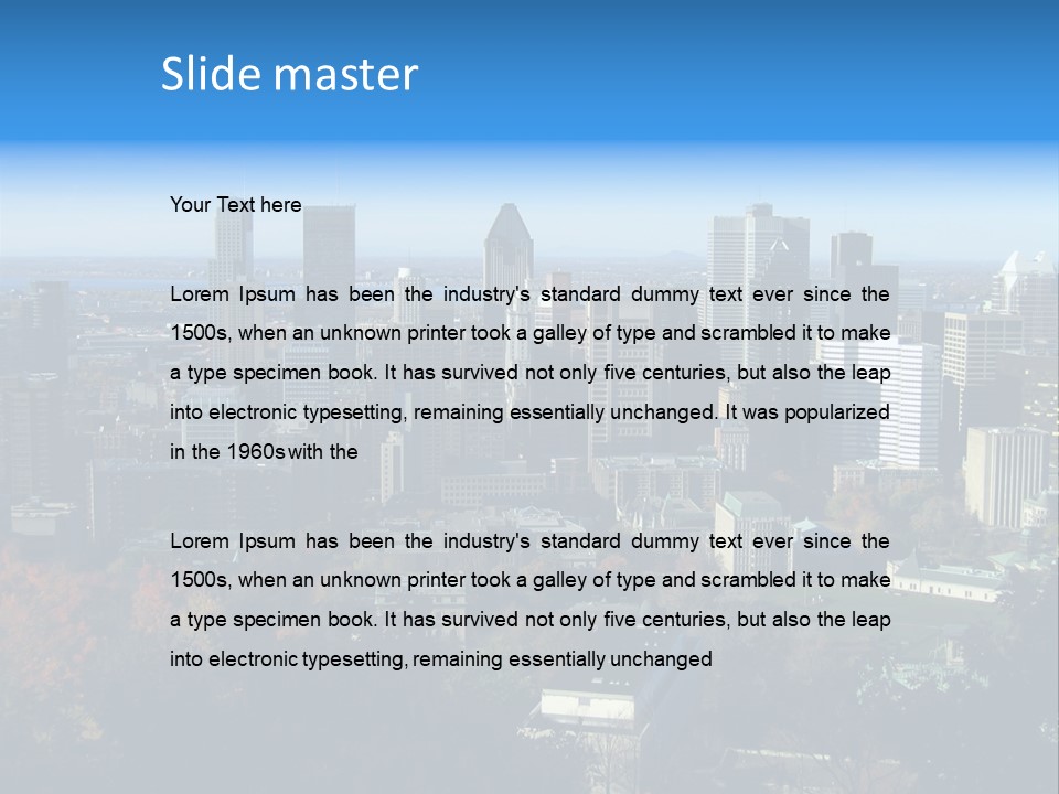 Fall Quebec Autumn PowerPoint Template