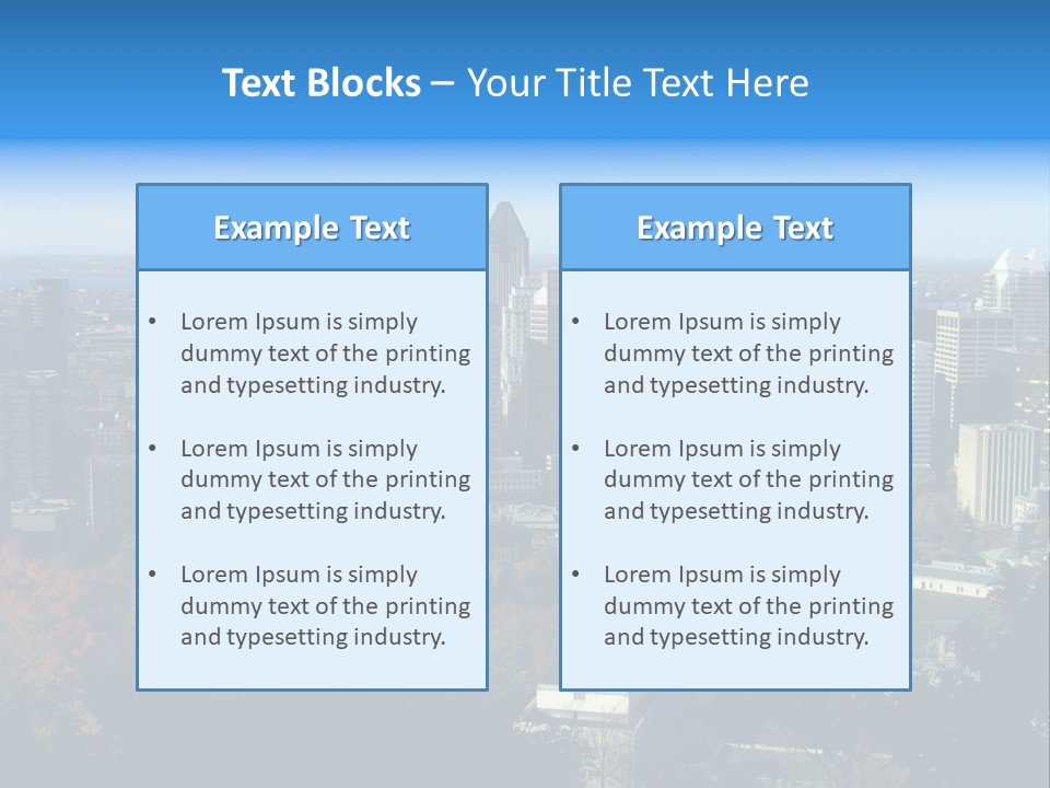 Fall Quebec Autumn PowerPoint Template