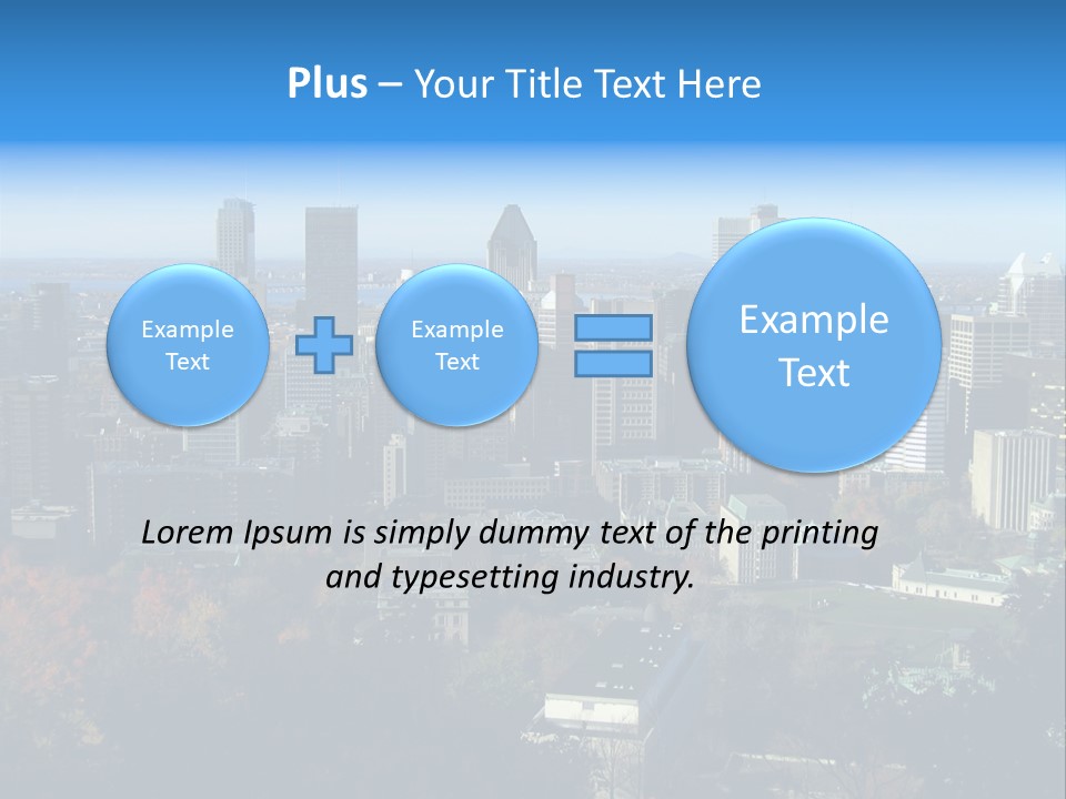 Fall Quebec Autumn PowerPoint Template