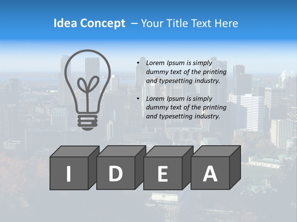 Fall Quebec Autumn PowerPoint Template