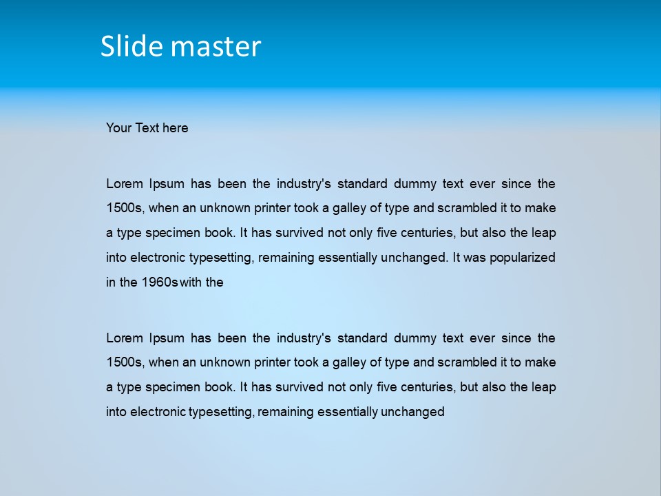 Color Background Degin PowerPoint Template