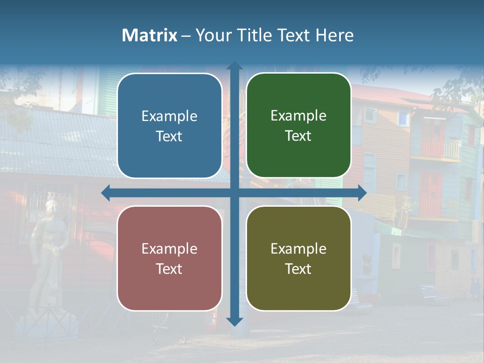 Colored Exterior Architectural PowerPoint Template