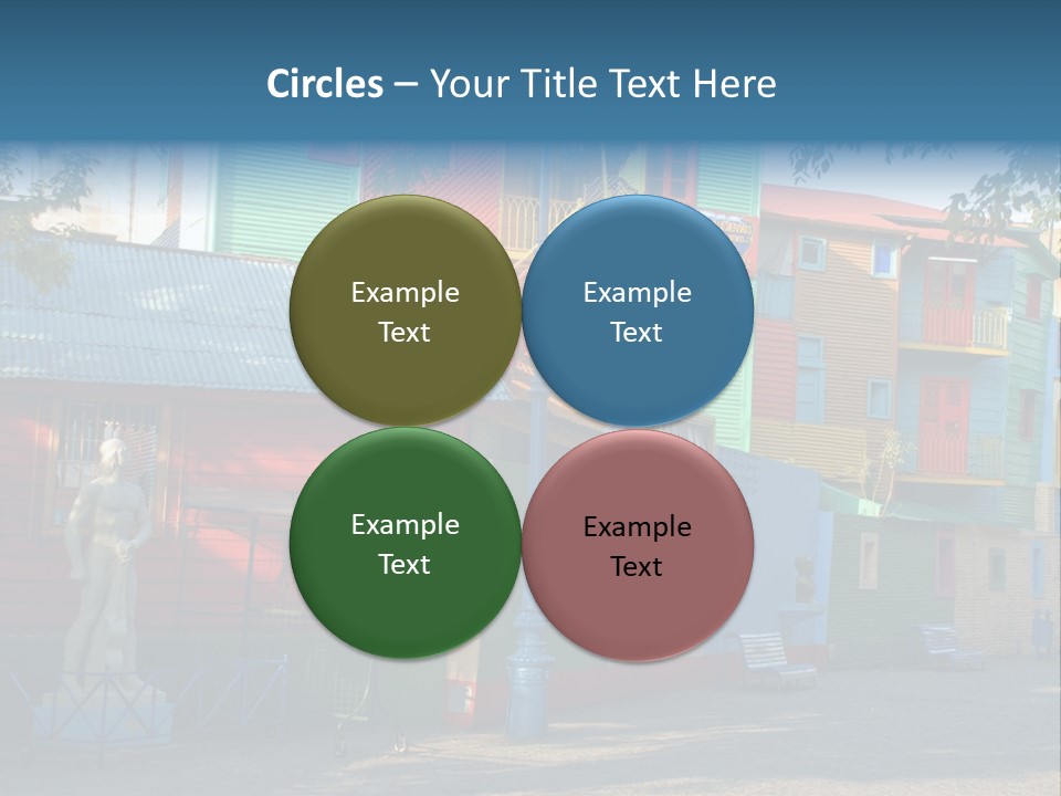 Colored Exterior Architectural PowerPoint Template