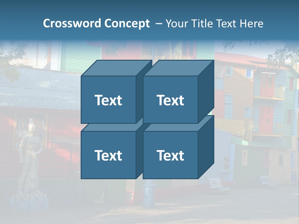 Colored Exterior Architectural PowerPoint Template