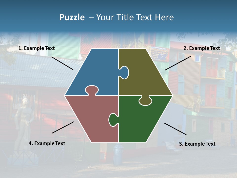 Colored Exterior Architectural PowerPoint Template