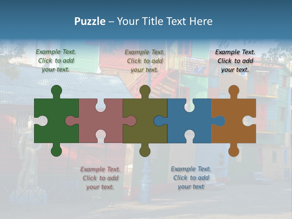 Colored Exterior Architectural PowerPoint Template