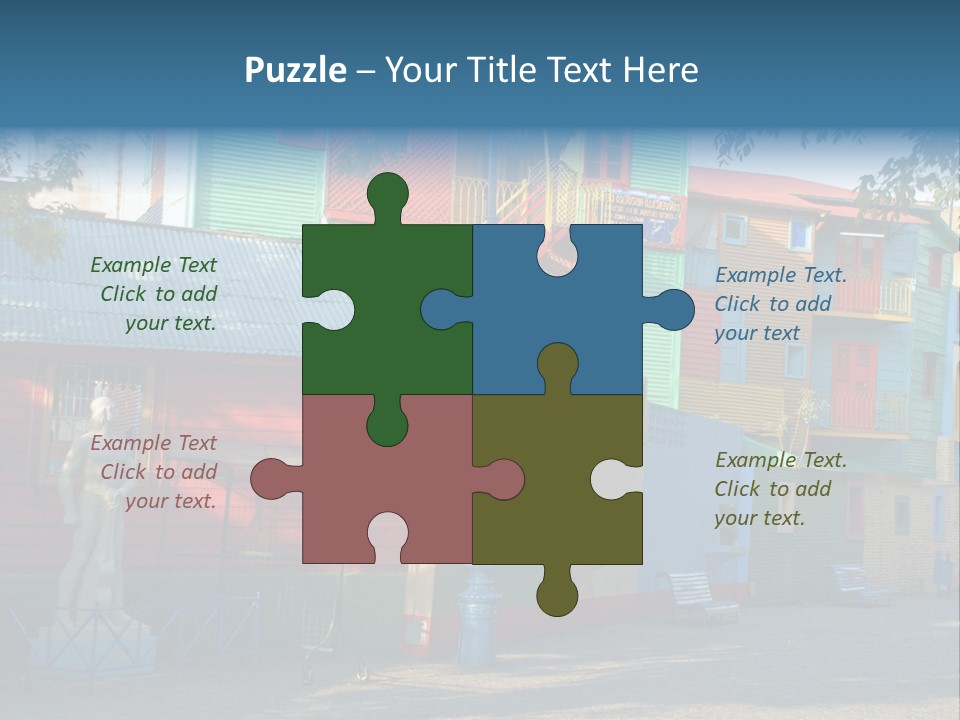 Colored Exterior Architectural PowerPoint Template