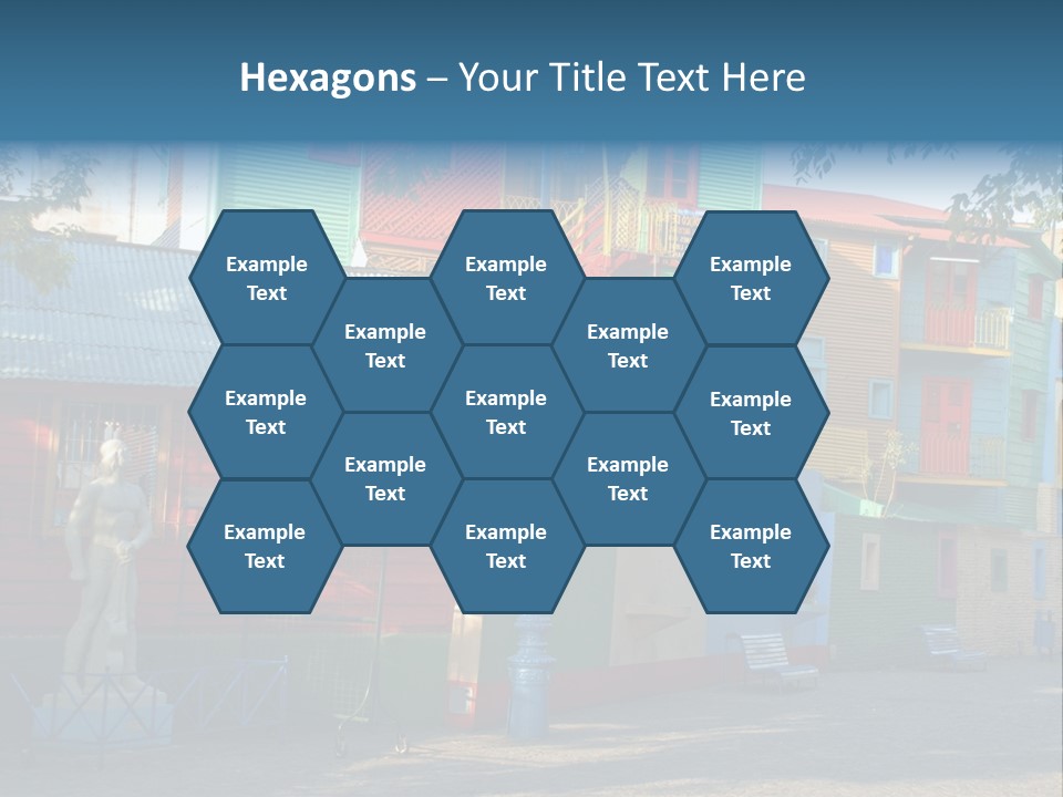 Colored Exterior Architectural PowerPoint Template