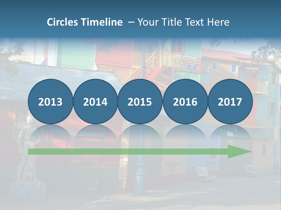 Colored Exterior Architectural PowerPoint Template