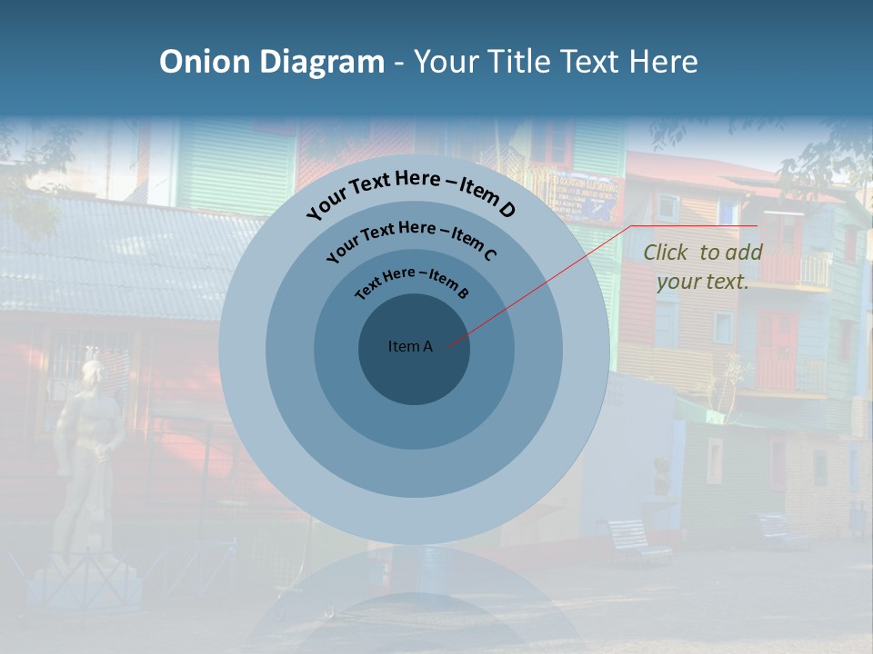 Colored Exterior Architectural PowerPoint Template