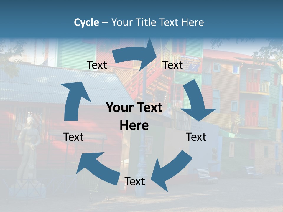 Colored Exterior Architectural PowerPoint Template