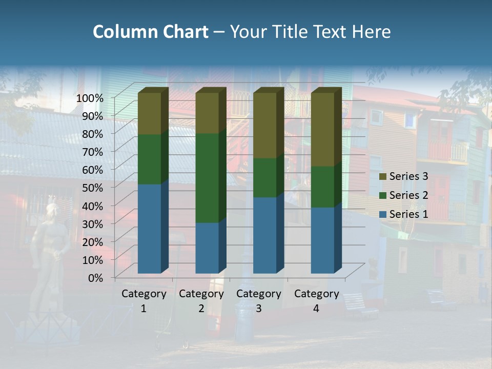 Colored Exterior Architectural PowerPoint Template