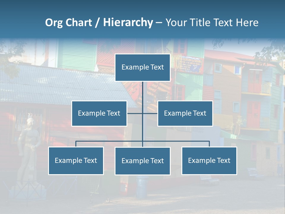 Colored Exterior Architectural PowerPoint Template