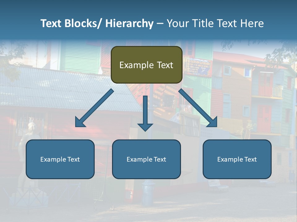 Colored Exterior Architectural PowerPoint Template