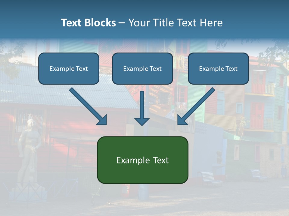 Colored Exterior Architectural PowerPoint Template