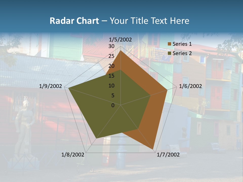 Colored Exterior Architectural PowerPoint Template