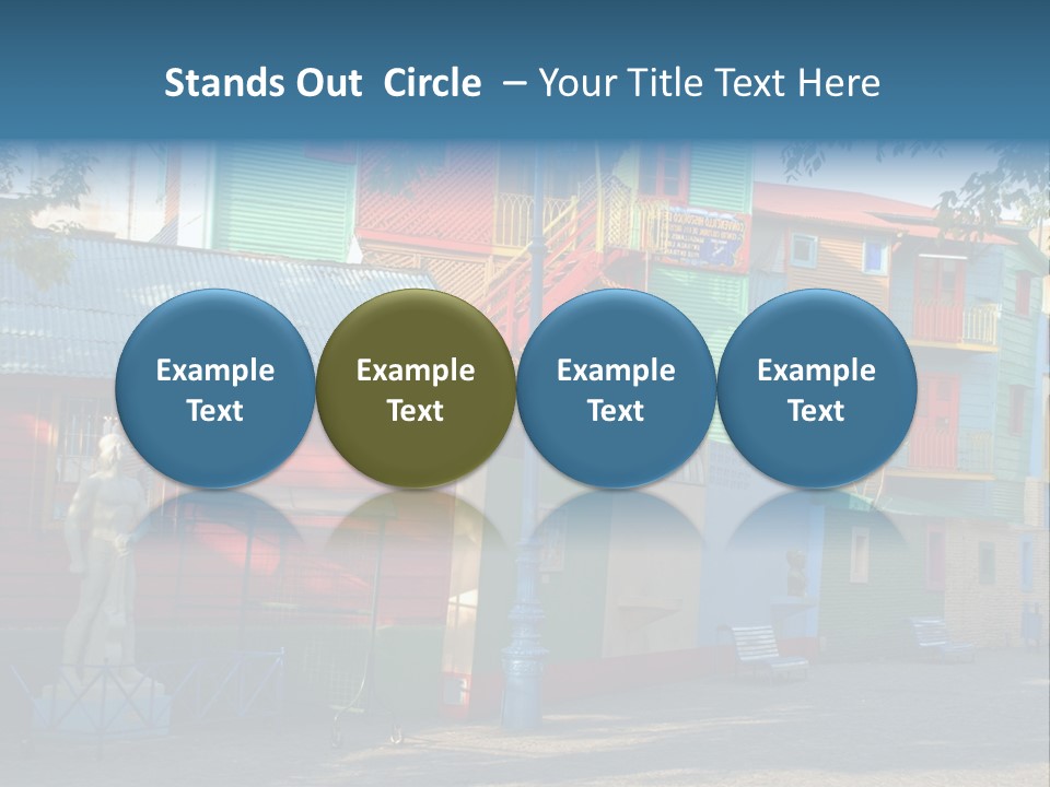 Colored Exterior Architectural PowerPoint Template