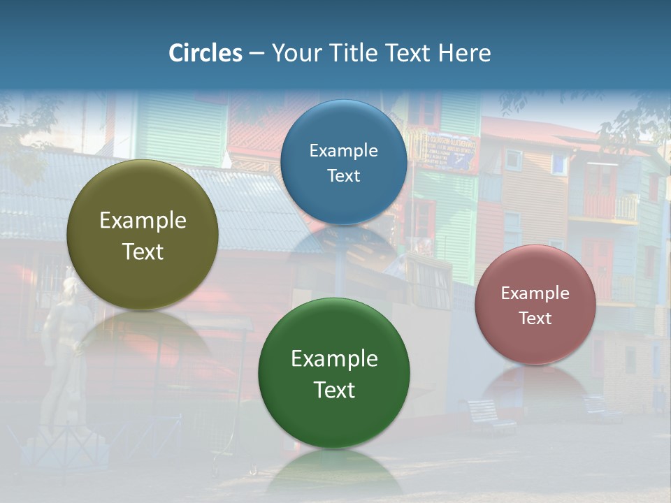 Colored Exterior Architectural PowerPoint Template