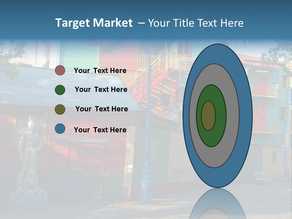 Colored Exterior Architectural PowerPoint Template