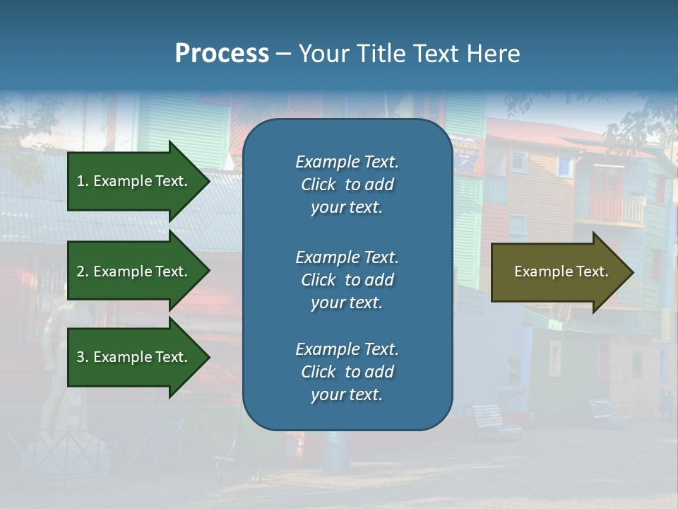 Colored Exterior Architectural PowerPoint Template