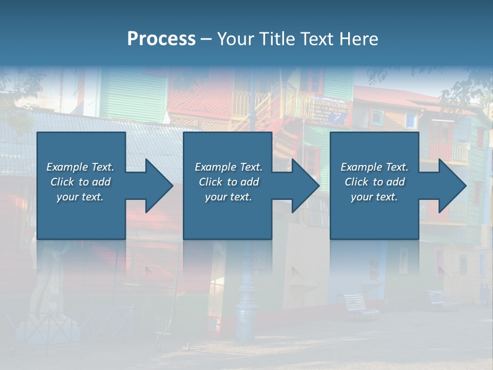Colored Exterior Architectural PowerPoint Template