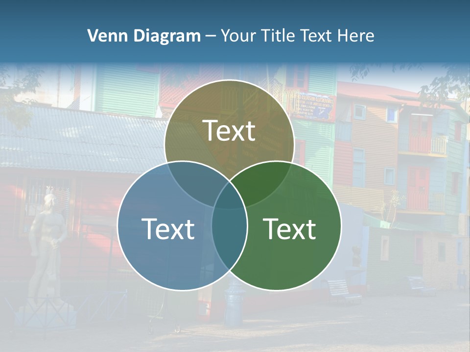 Colored Exterior Architectural PowerPoint Template