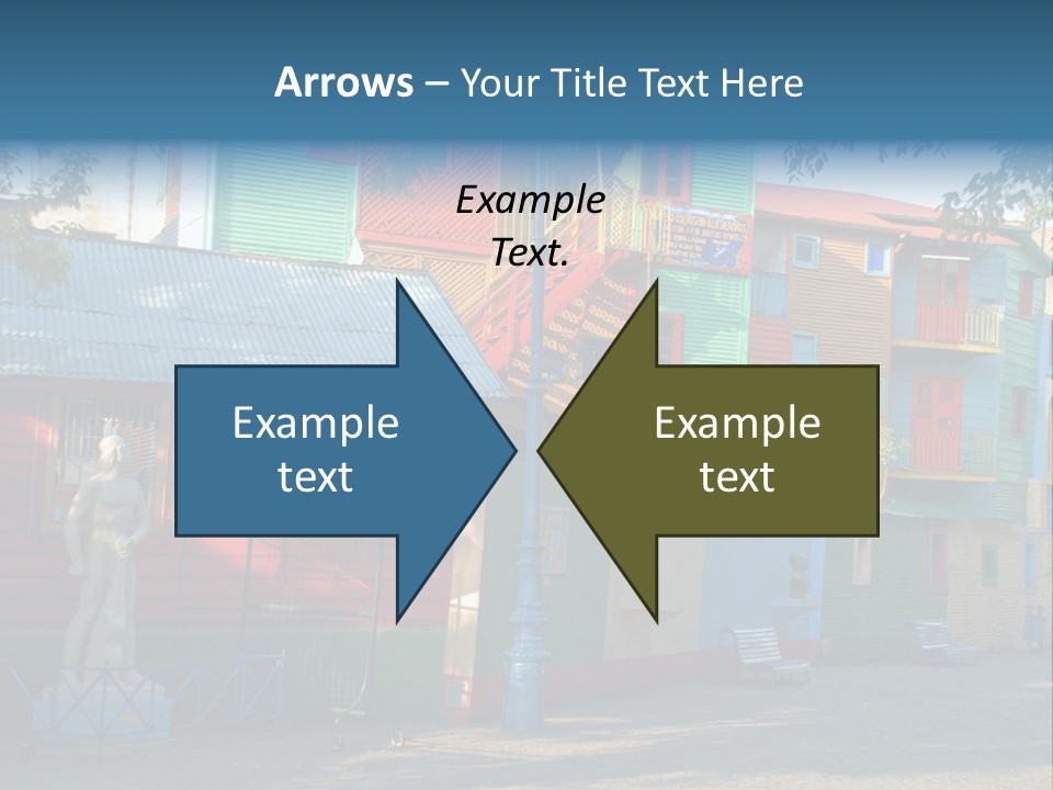 Colored Exterior Architectural PowerPoint Template