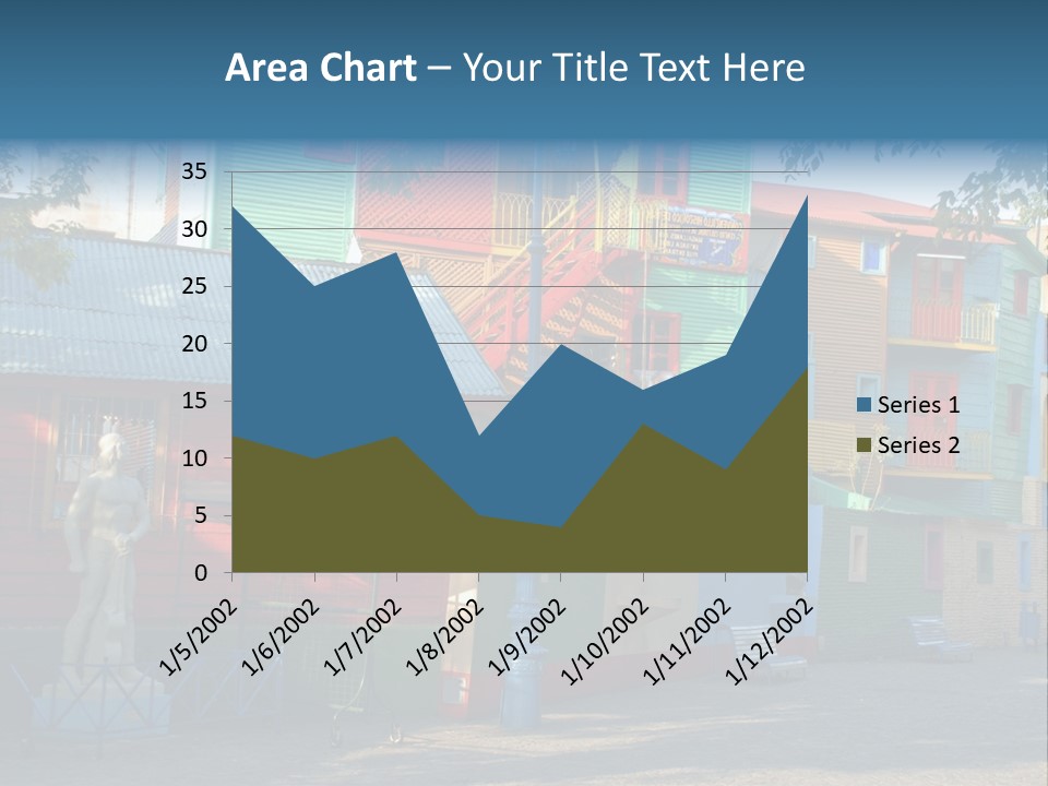 Colored Exterior Architectural PowerPoint Template