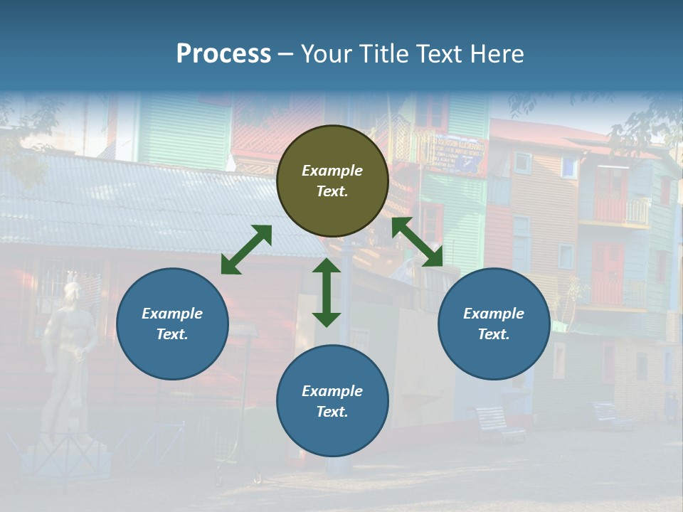 Colored Exterior Architectural PowerPoint Template